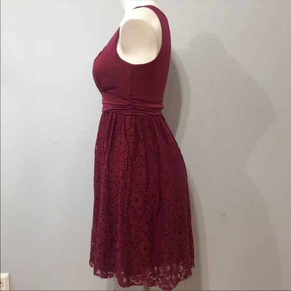 ModCloth • MaiTai Artisan Lace Dress Raspberry Red - Picture 4 of 6